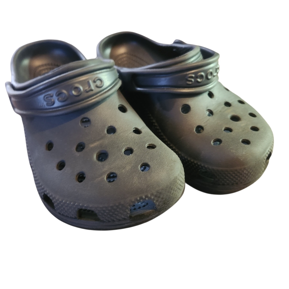 CROCS Kids' Classic Black Water Shoes Size Youth 1